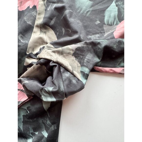 ONZIE Alpina Green Peony Floral Printed High Rise Ankle Leggings, Size M/L - Picture 4 of 13